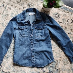 "Stories" Paris, denim shirt size Small
